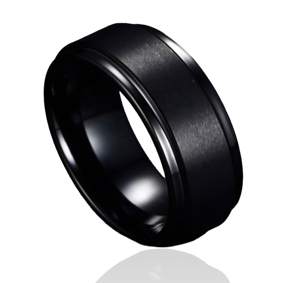 Black Tungsten 8mm Band