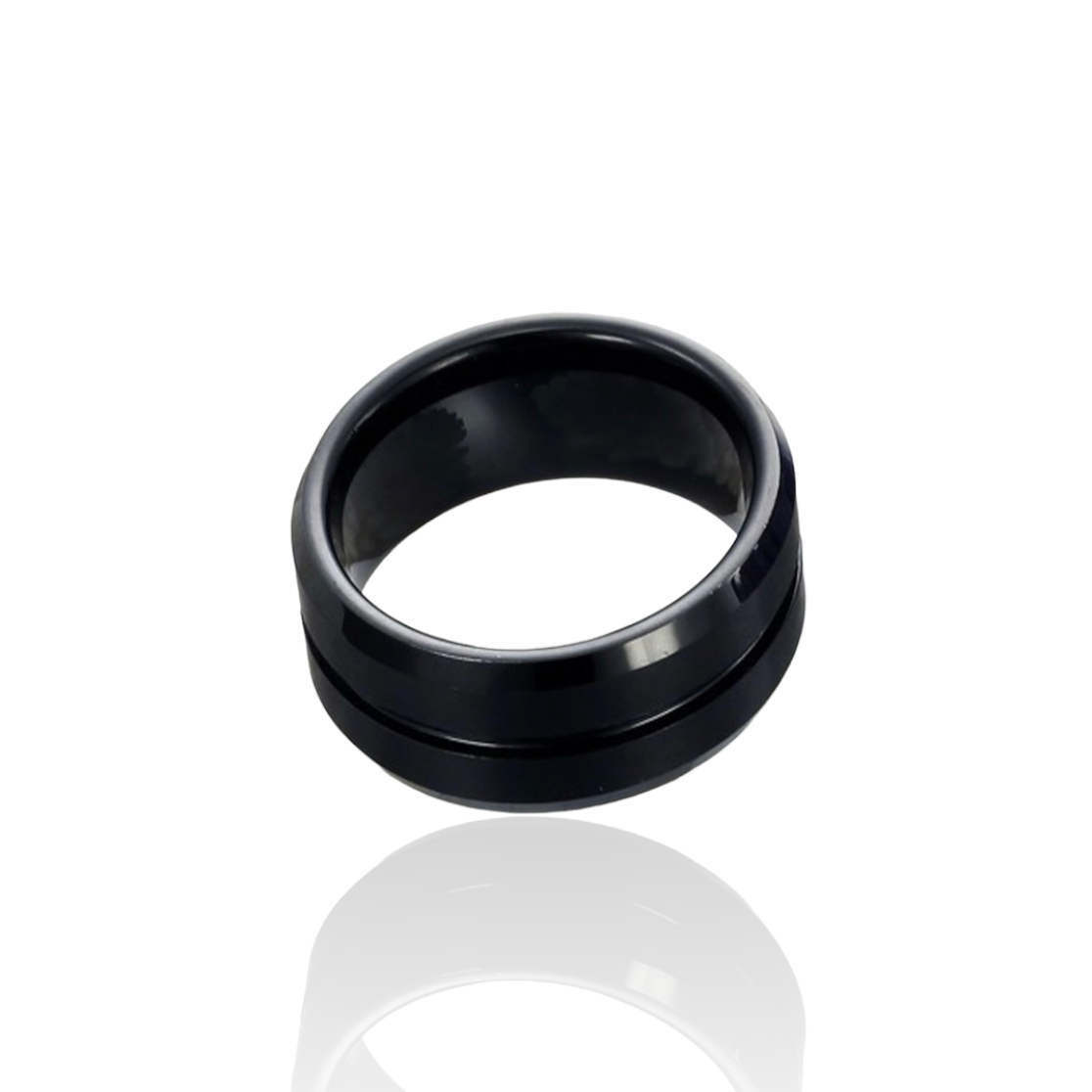 Black Duo 8mm Tungsten Band