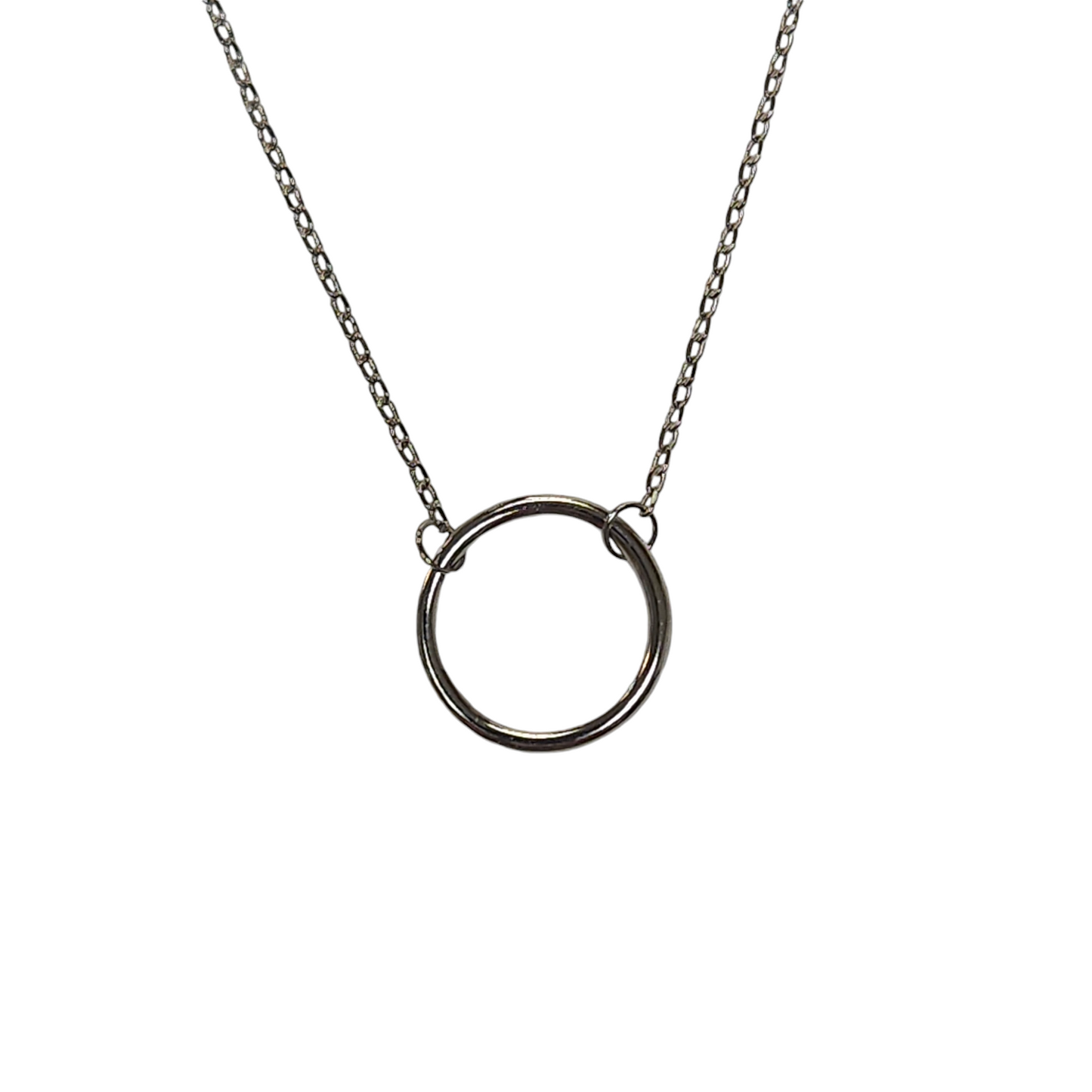 Sterling Silver 925 Silver Single Ring Necklace