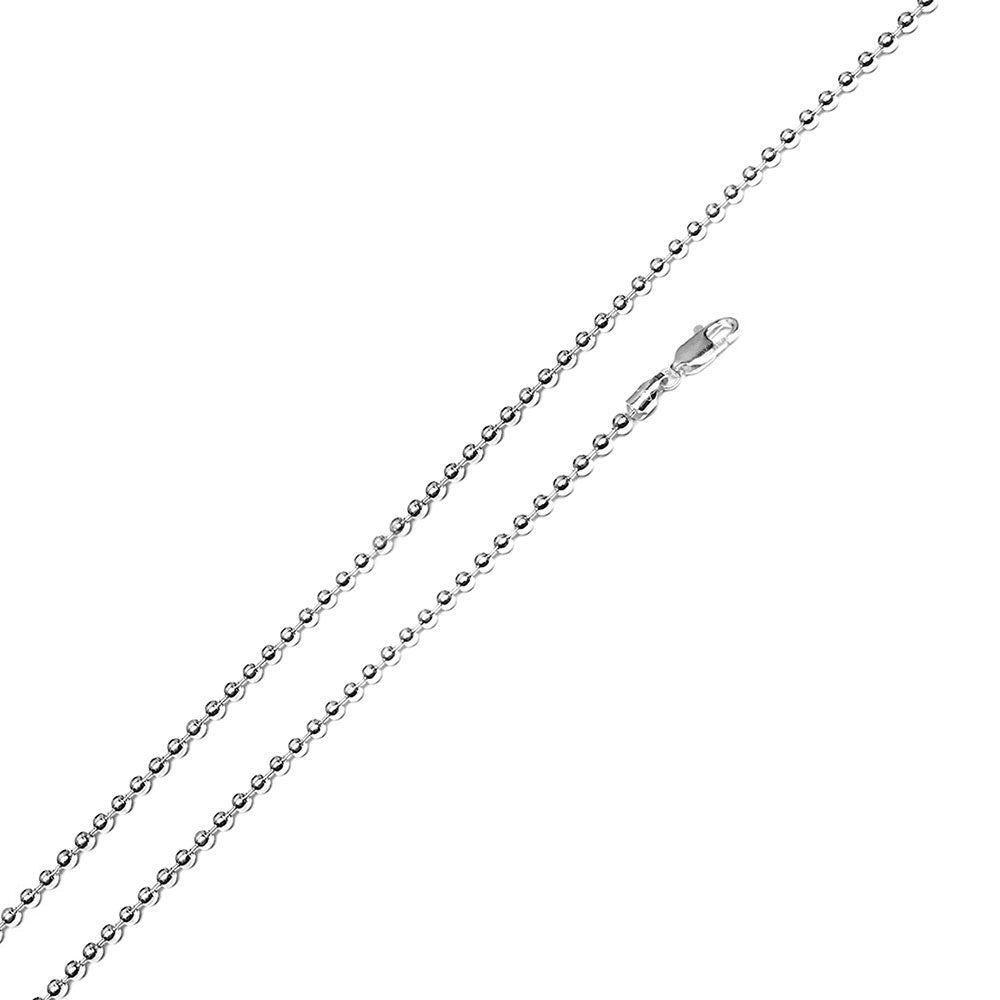 Sterling Silver Bead 150 1.5mm Chain All Lengths